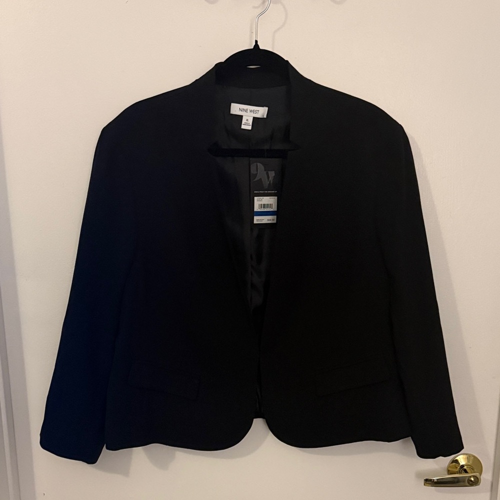 Nine West Women's Classic Black Suit Jacket